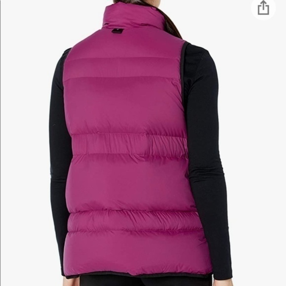 Adidas W down vest C.R. in power berry size small NWT - Picture 4 of 16